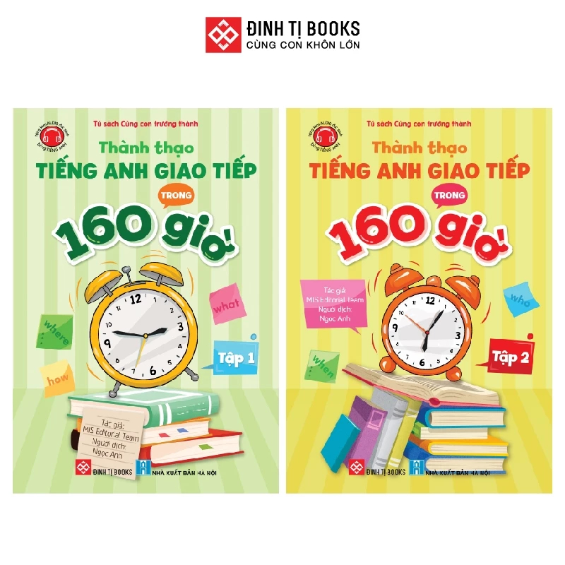 Sách - Thành Thạo Tiếng Anh Giao Tiếp Trong 160 Giờ (Tập 1 + 2 Lẻ Tùy Chọn)