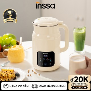  Máy làm sữa hạt Inssa × Simplus 1000ML Máy xay đa năng Làm nước ép súp bí đỏ Xay sinh tố Hỗ trợ làm nóng Giữ ấm PBJH001 