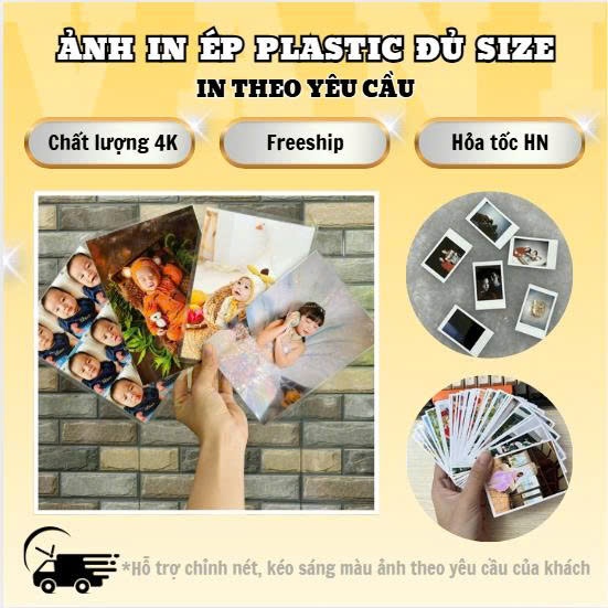 Ảnh in ép, In Theo Yêu Cầu Đủ Size 6x9,9x13,10x15,13x18...