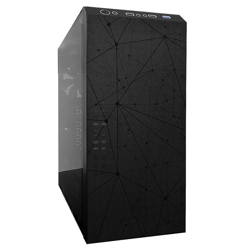 Case Máy tinh Infinity Hoshi – ATX Black Super Elegant