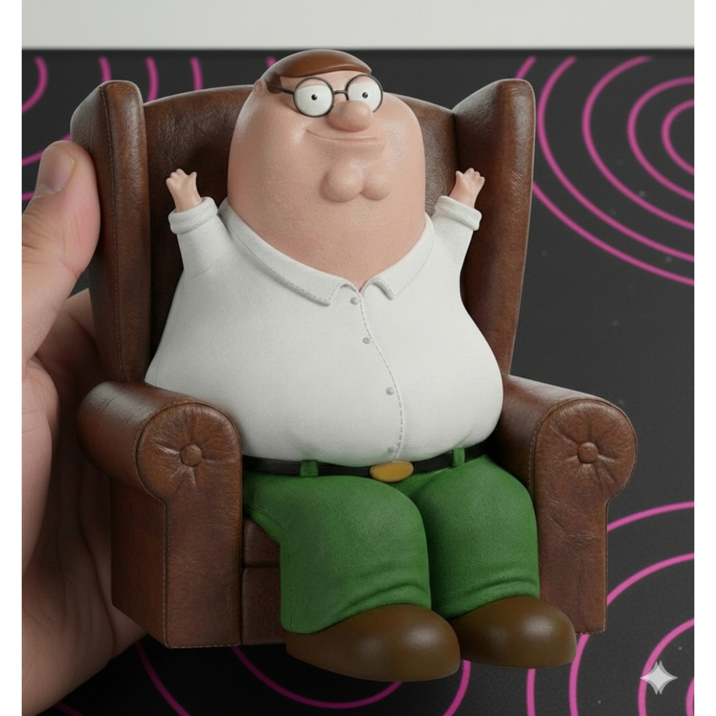 Tượng Peter Griffin Tay Bé Mô Hình Nhân Vật Family Guy Trang Trí Bàn Làm Việc Tượng Peter Griffin Tr