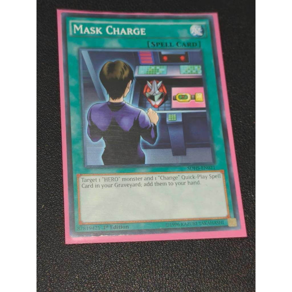 Mask Charge (SDHS-EN021) - Structure Deck: HERO Strike Common