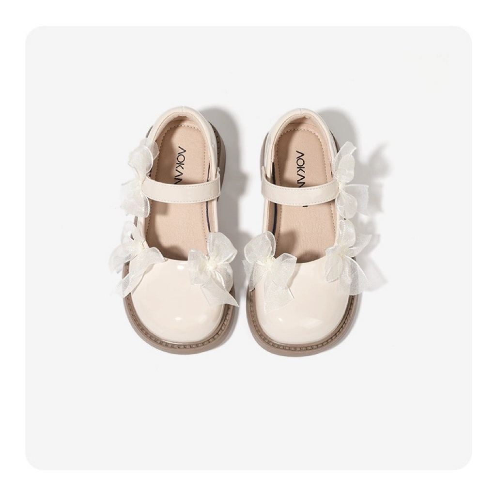 Giày da công chúa Aokang cho bé gái