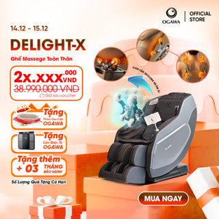  Ghế massage toàn thân OGAWA Delight X- Trục SL Track con lăn lòng bàn chân và bắp chân 
