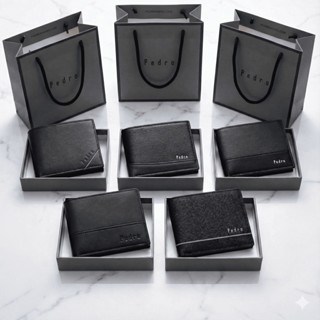[Fullbox] Ví Da Nam Pedro Cao Cấp - Ví Nam Dáng Ngang Sang Trọng Làm Quà Tặng (Kèm Hộp & Túi Giấy Hãng)
