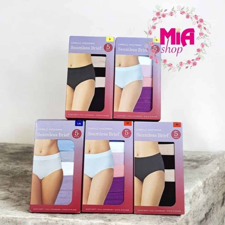 Set 5 quần lót không viền Carole Hochman Seamless Brief