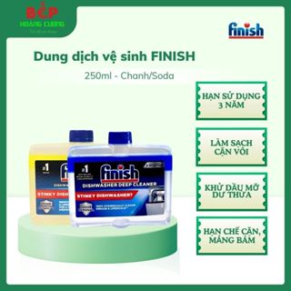 Finish – Nước vệ sinh máy rửa chén – Làm sạch khoang – Loại bỏ cặn vôi, mùi hôi - An toàn