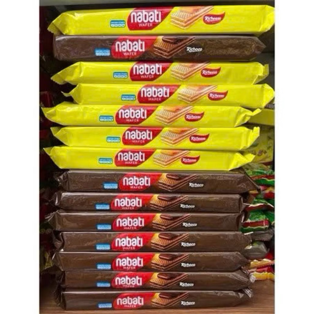 Thùng 24 gói Nabati loại 110g Vị Socola Và Vị Phomai, Bánh Xốp Nabati Đủ Vị Thơm Ngon