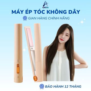  Máy ép tóc mini ACHITA không dây lõi gốm giúp bảo vệ tóc pin 4000mAh sử dụng 5h bảo hành 12 tháng 