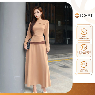 Set Đồ Nữ 𝐂𝐂𝐇𝐀𝐓 Dáng Ôm Xếp Ly Eo Phối Gấu Kiểu Chất Liệu Mềm Mại Cao Cấp 15BNC8005XT