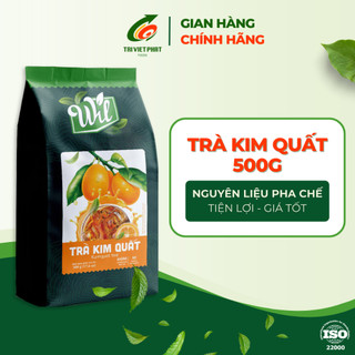  Bột trà tắc nguyên liệu pha chế đồ uống trà trái cây tươi Wil hòa tan 500g 