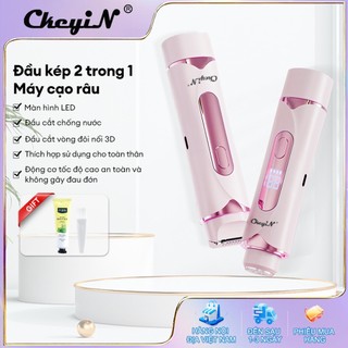  CkeyiN 2 in 1 Máy Triệt Lông Máy cạo lông Nữ Tông đơ cắt tóc Cạo toàn thân Có màn hình LED MC023P 