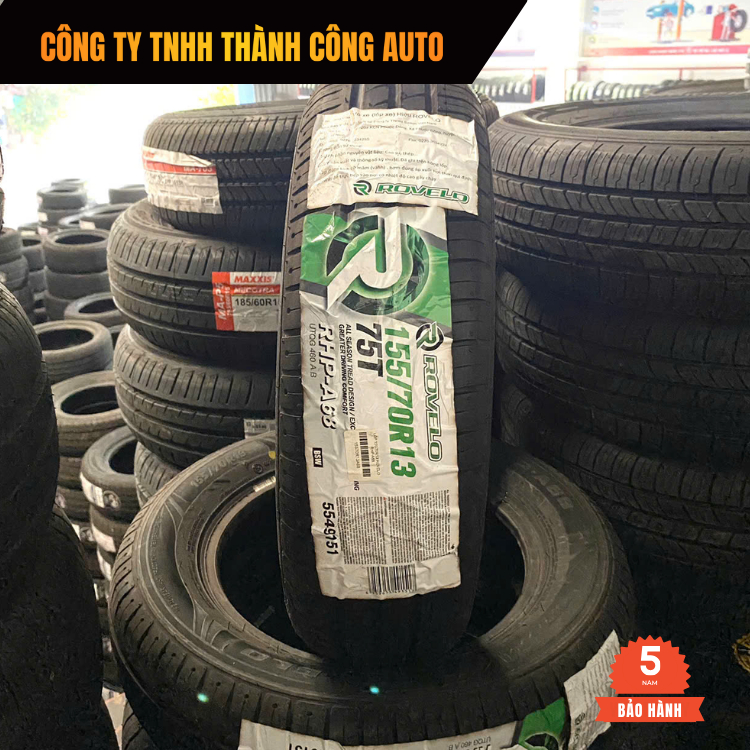 [SALE 12.12] Lốp 155/70R13 - Lốp 155 70 R13 Lốp Kia Morning Van - Lốp Hyundai EON chính hãng ROVELO