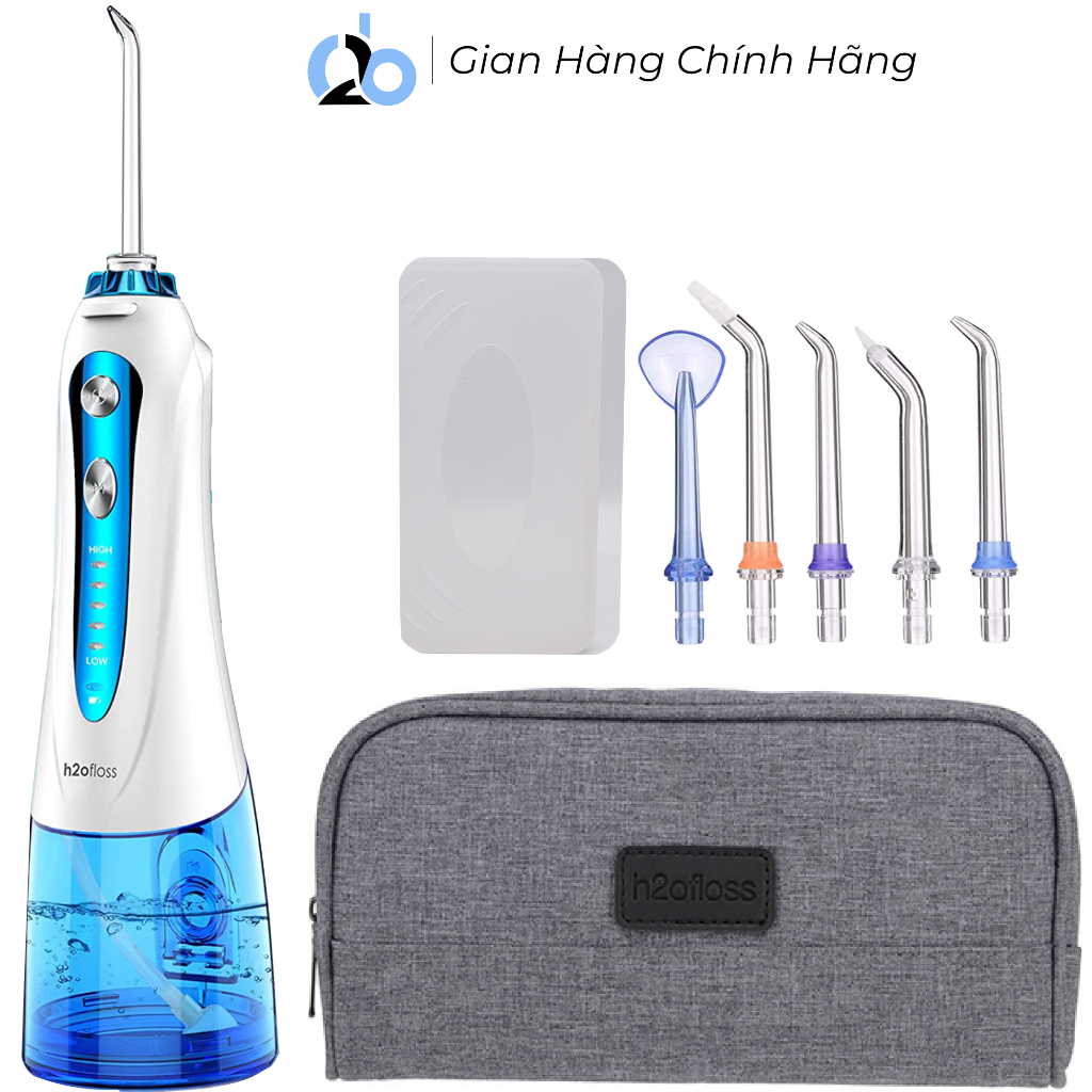Tăm nước cầm tay H2ofloss HF-9P 2025. Dụng cụ vệ sinh răng miệng hoàn hảo