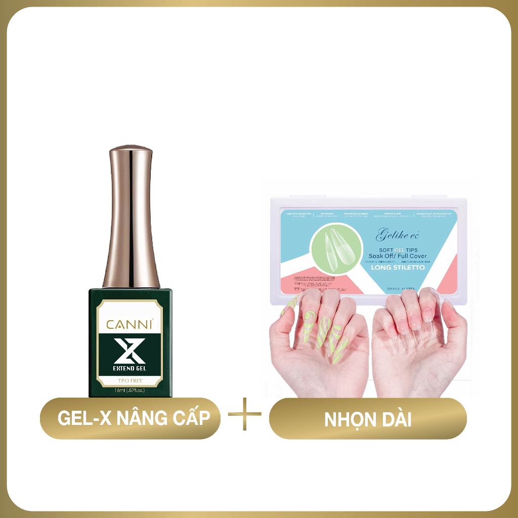 CANNI XGEL System+ Nhọn Dài