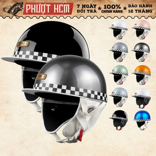  Mũ bảo hiểm nửa đầu Varo Bosozoku Japan Style nửa đầu vintage - Nón bảo hiểm moto Vintage 1 2 Đầu 