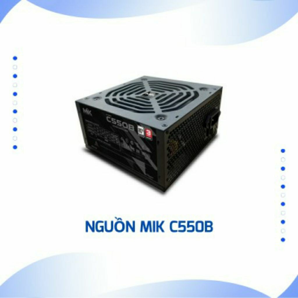Nguồn máy tính MIK E350 (300W/ ATX/ Đen) hàng new bảo hành 24 tháng.