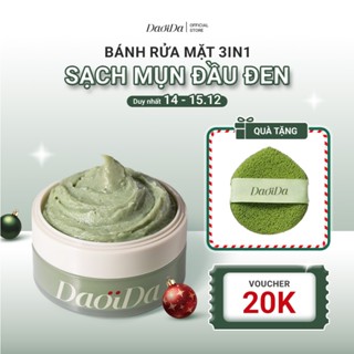   MUA 1 ĐƯỢC 2  Bánh Rửa Mặt Thảo Mộc Tươi DaoiDa Pack Cleanser 120g - Làm sạch sâu và cải thiện mụn đầu đen 
