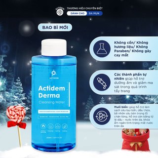  Tẩy trang không cay mắt Actidem Derma Cleansing Water cho da mụn nhạy cảm 50 480 500ml 