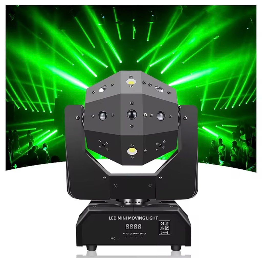 Đèn moving 16 mắt laser Katy 3in1