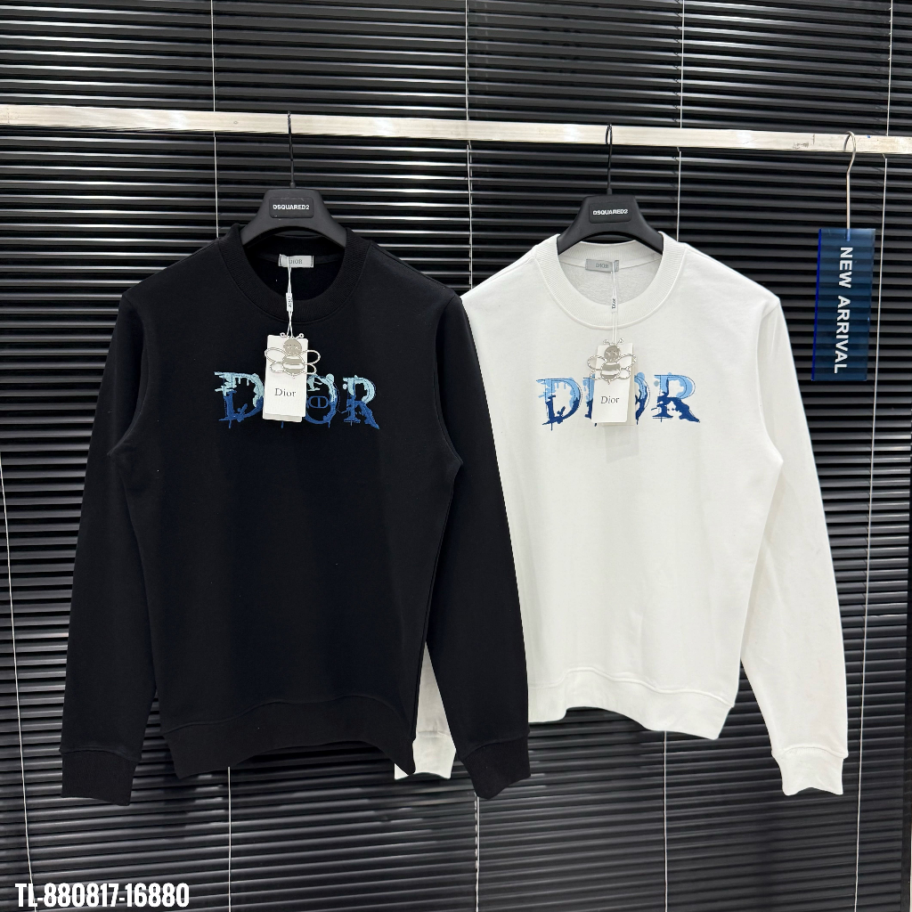 Áo Nỉ LV Thêu Full Chất Nỉ Chân Cua Dày Dặn Cao Cấp, Dáng Unisex Nam Nữ Thu Đông | DENDI STORE - 880