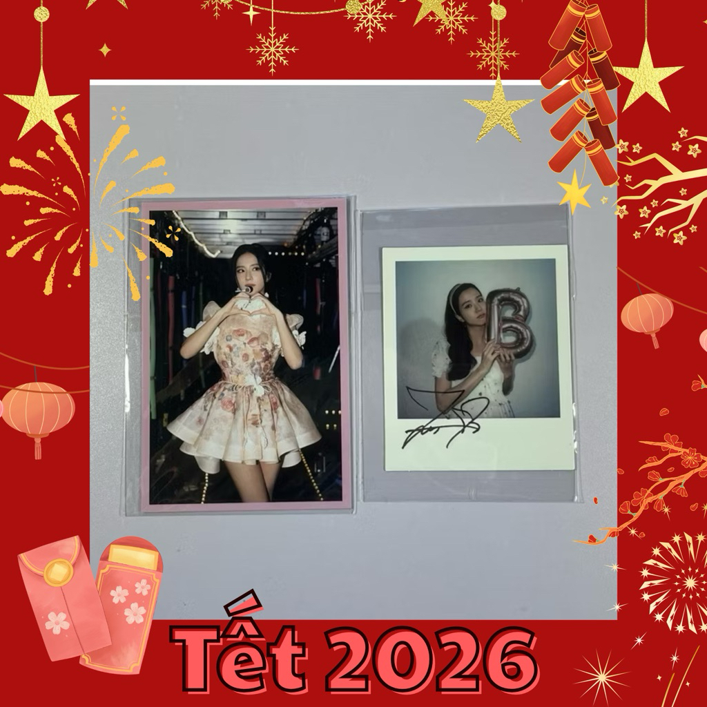[ĐỌC KĨ MÔ TẢ] Sẵn postcard,poster,pola ,giấy gói official chính hãng của nhóm nhạc Blackpink