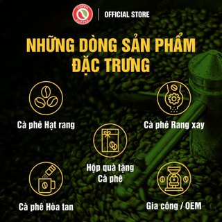 Cà phê hạt Robusta gói 1kg (ST túi zip) - Rang mộc - Đắng đậm - Pha máy/pha phin - Copen Coffee