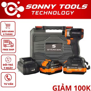  Máy chuyên vít STARKER 21V SK-CV173GR máy bắn vít động cơ không chổi than lực siết  180N.m 