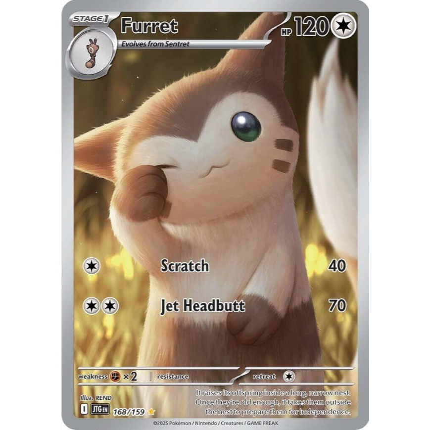 [Thẻ bài Pokemon TCG] Furret - 168/159 - Illustration Rare