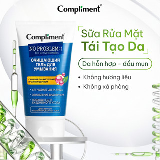  Sữa Rửa Mặt Sạch Sâu Compliment Cho Da Dầu Mụn - Kiềm Dầu Tái Tạo Da Dịu Nhẹ 200ml 