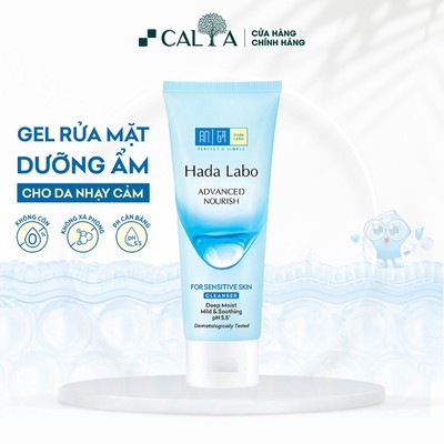 Sữa Rửa Mặt Hada Labo Cấp Ẩm Mới Cho Da Nhạy Cảm - Advanced Nourish For Sensitive Skin Cleanser 80g