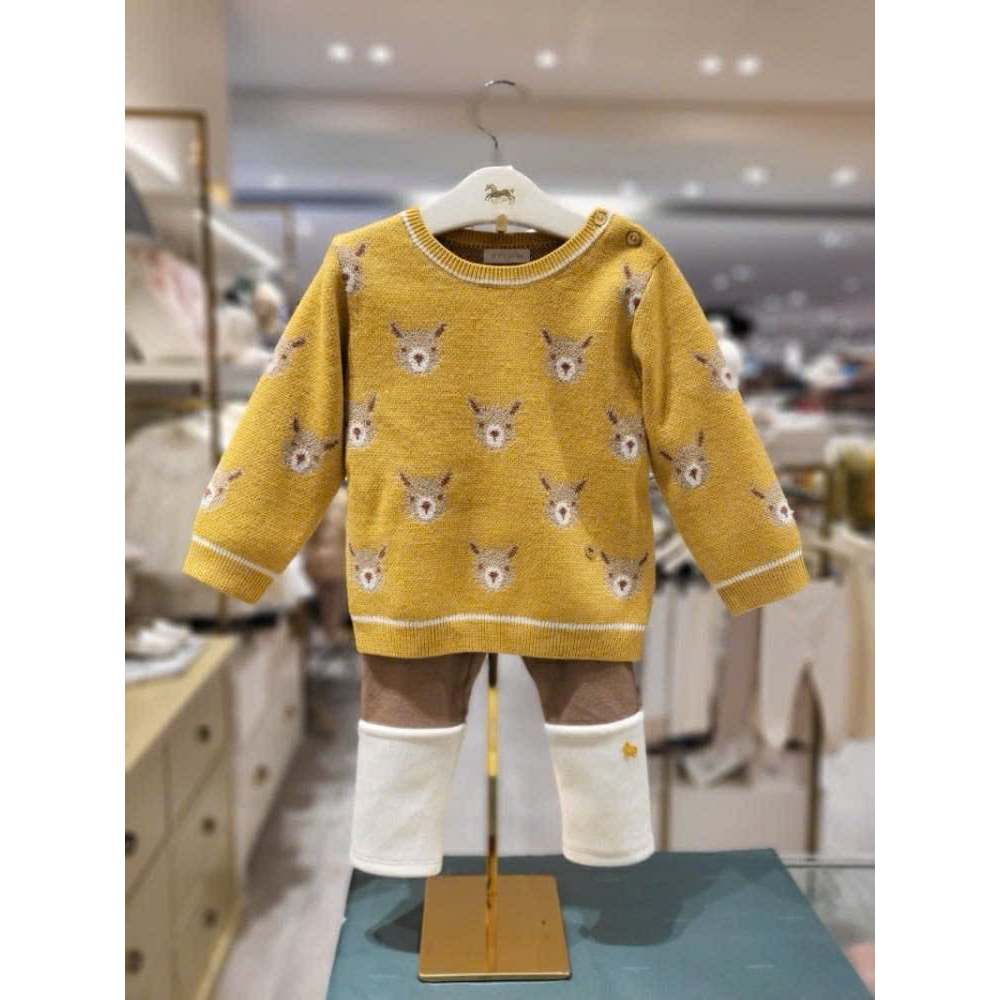 Set Ettoi Vàng Mix Legging Cực Xinh Cho Bé