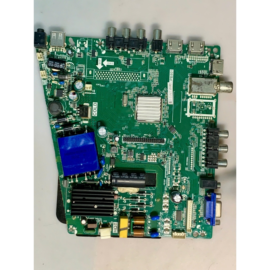 Bo main boar mạch linh kiện tivi tv Viettronics DV-32E1 nguồn, xử lý chung chính chủ khiển phím bấm 