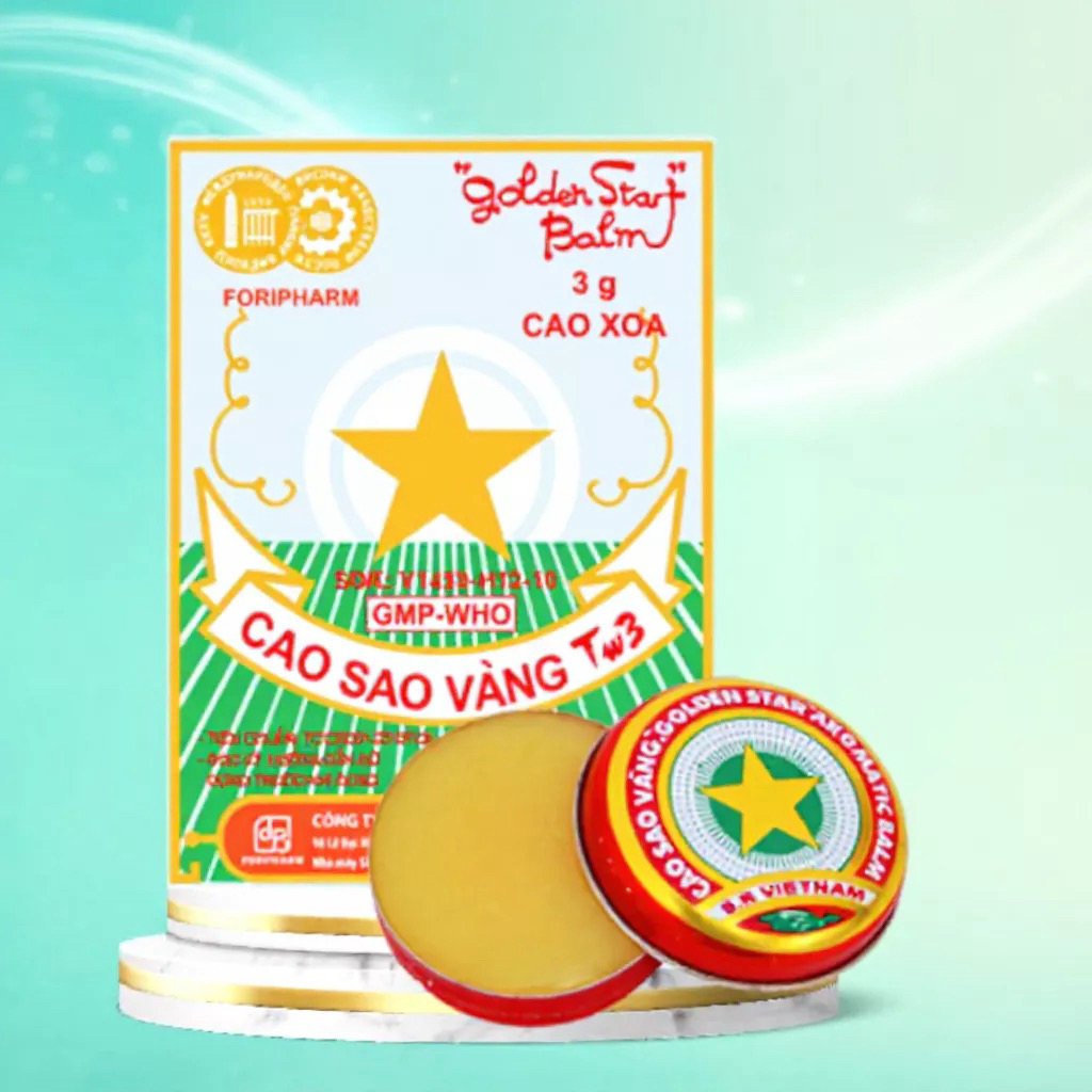 [ Hàng chính hãng] Cao sao vàng 3g