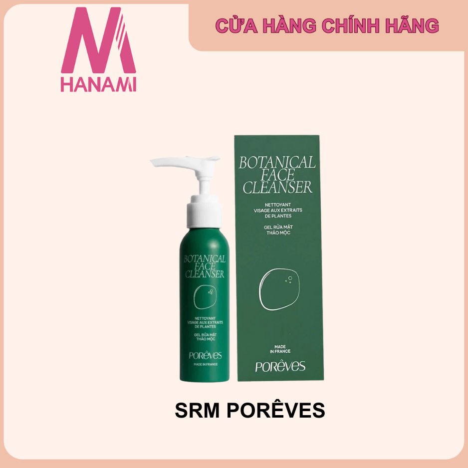 Sữa rửa mặt Poreves Botanical Face Cleanser 50ml