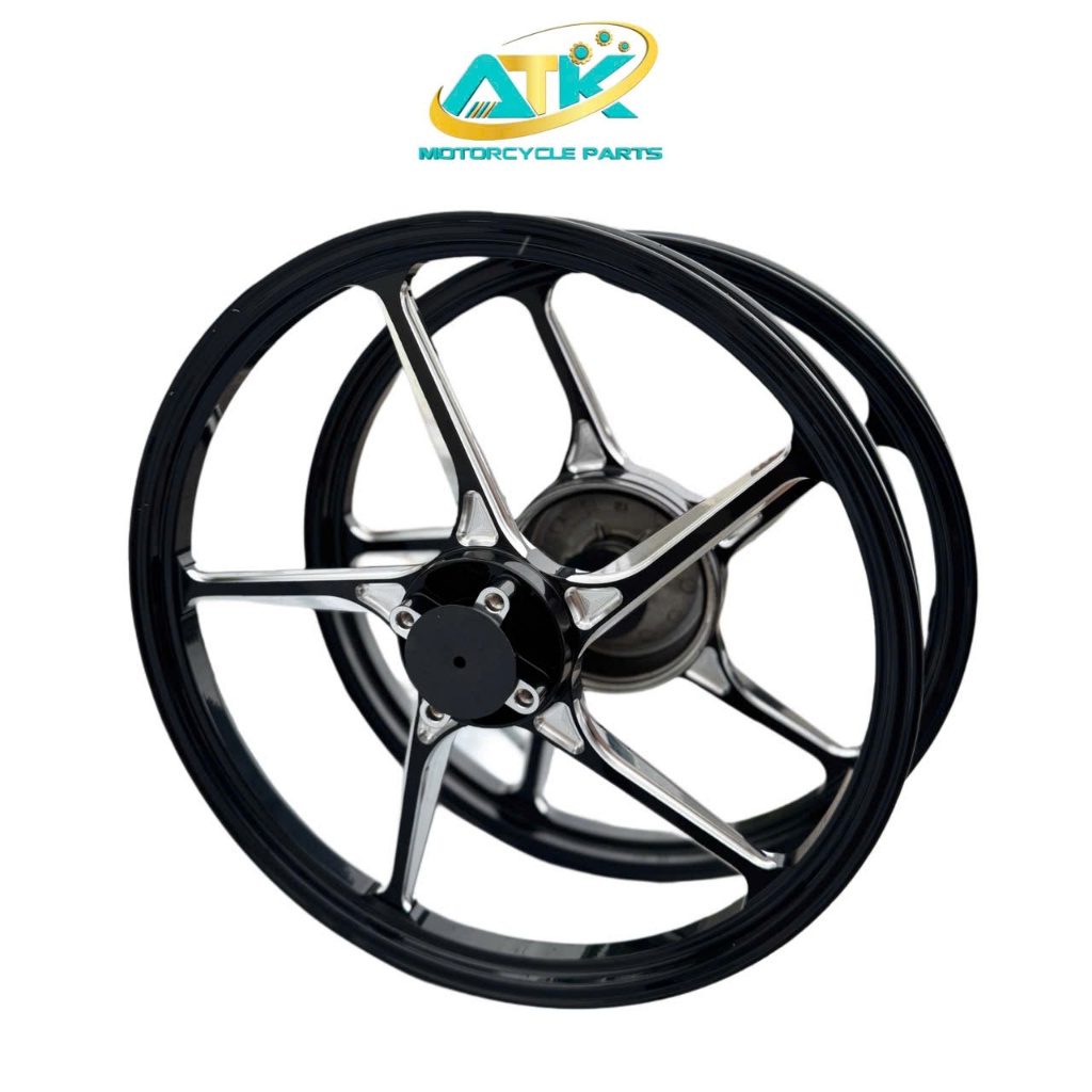 Mâm CNC 5 Cây Xéo Cho Xe Wave Đĩa 1.4-1.6 Enkei.Phụ Kiện