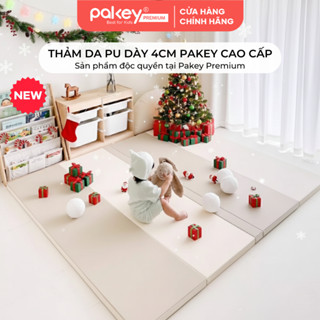   Mẫu mới  Thảm Da Pu Pakey Cao Cấp Dày 4cm Cho Bé Tập Bò Tập Đi Thảm Trải Sàn Chống Thấm Nước Êm Ái 