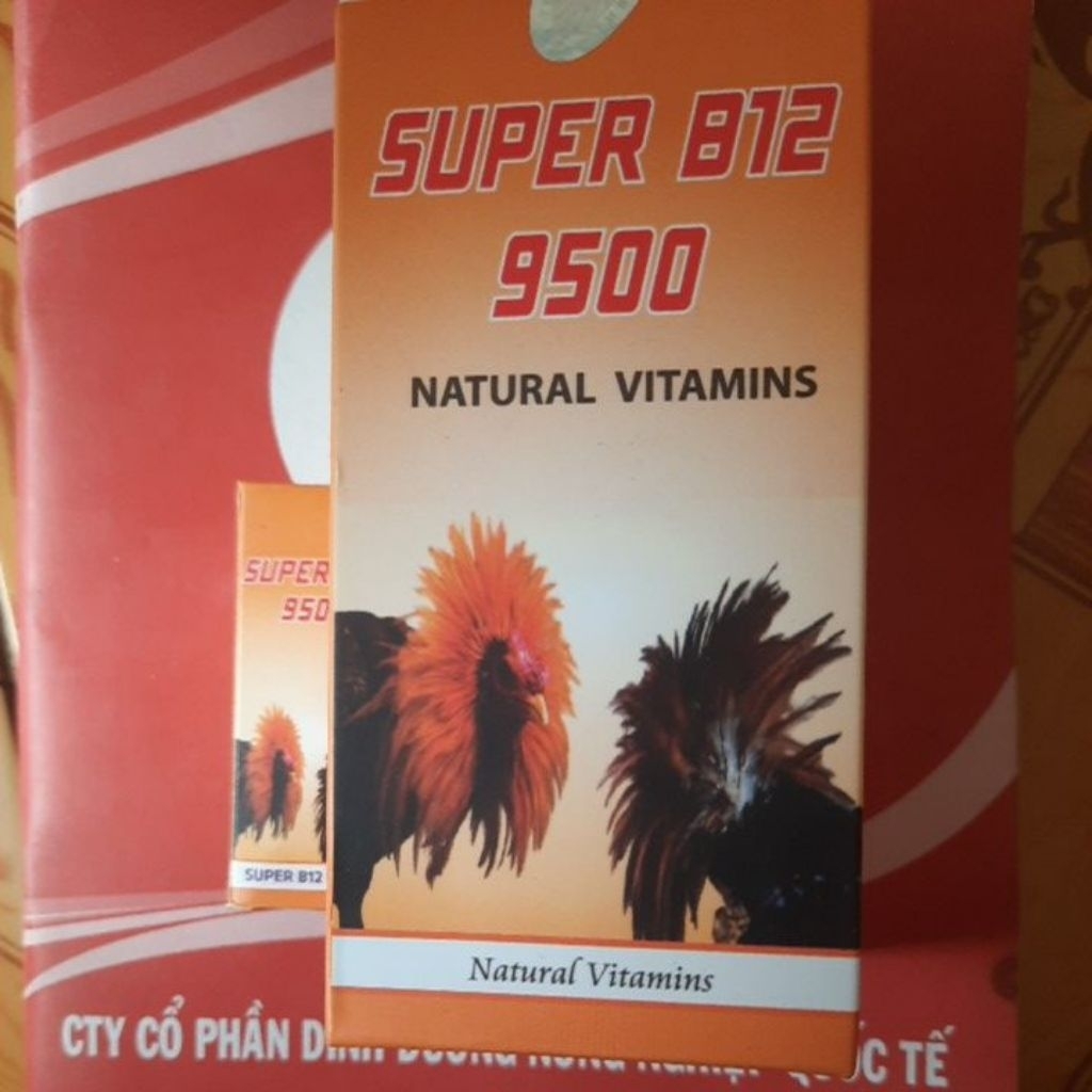 (sản phẩm chính hãng)Super B12-9500 hổ trợ tăng bo cứng cáp cho gà