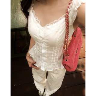 Áo Croptop Bèo Tay [ Hình Thật Bao Đẹp]