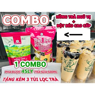  Combo Hồng Trà Sữa Nướng KENBAR - Tặng 3 túi lọc trà công thức pha miễn phí pha chế dễ dàng 