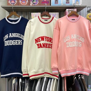   Auth  Áo Nỉ New Era LOGO PATCH Sweatshirt NY - Unisex Nam Nữ - Tay dài cổ tròn 