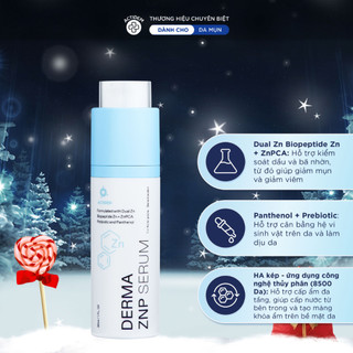  Tinh chất kẽm hỗ trợ giảm mụn và kiểm soát dầu Actidem Derma ZNP Serum 30ml 