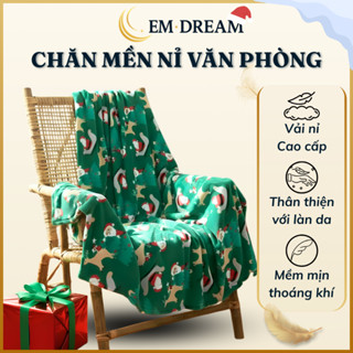  Chăn Mền Nỉ Văn Phòng Emdream Chăn Ngủ Văn Phòng Cao Cấp Gấp Gọn Nhỏ Gọn Mềm Mại Ấm Áp Đa Dạng Họa Tiết Chăn Nỉ Mỏng Đẹp 