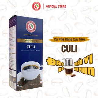 Cà phê rang xay hiệu Culi hộp 500g - Rang vừa - Đắng nhẹ, chua thanh - Pha phin - Copen Coffee
