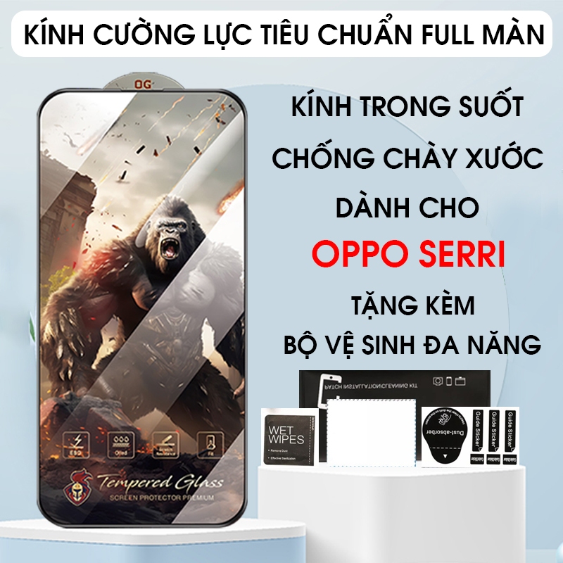 Kính cường lực full màn Oppo A73 - Oppo A93 trong suốt full màn tiêu chuẩn
