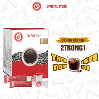  Cà phê hoà tan đen 2in1 - Black Coffee hộp 180g - Đắng vừa tinh chất cà phê tự nhiên - Copen Coffee 