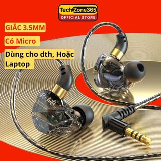 Tai nghe Gaming nhét tai In Ear Chống Ồn Có Mic Đàm Thoại USB Type C 3.5mm Cho Điện Thoại Laptop PC 