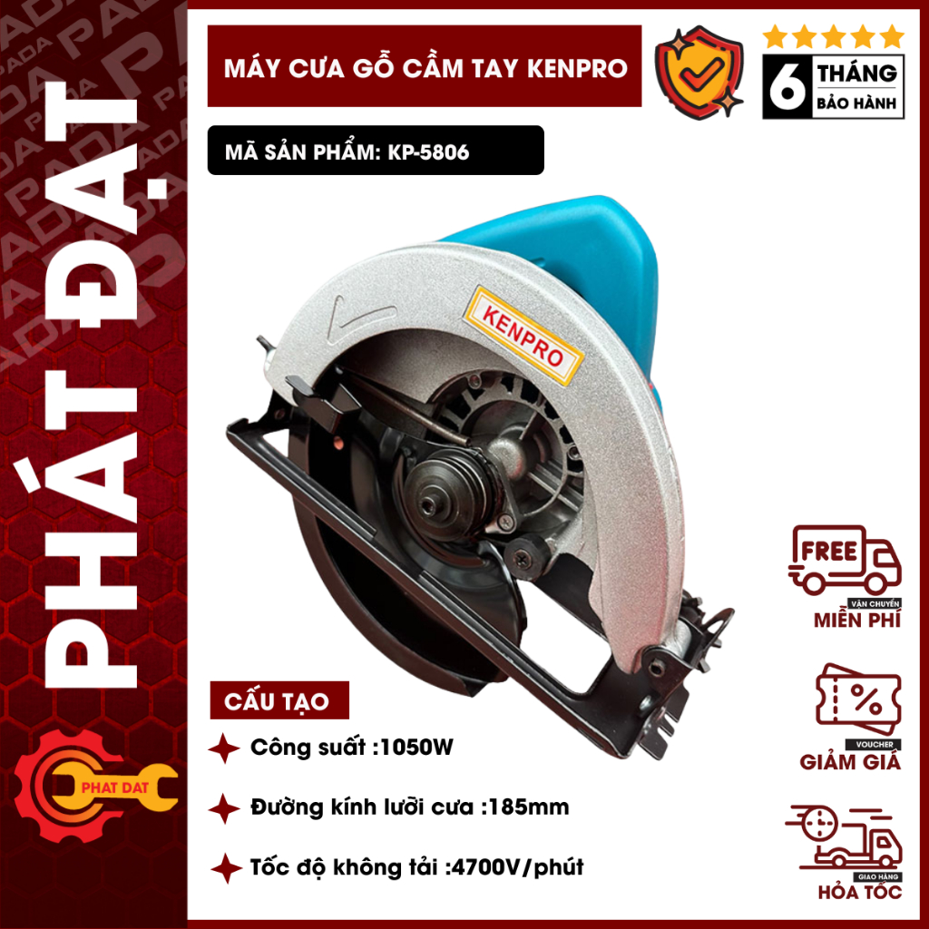 Máy Cưa Gỗ Cầm Tay KENPRO KP-5806