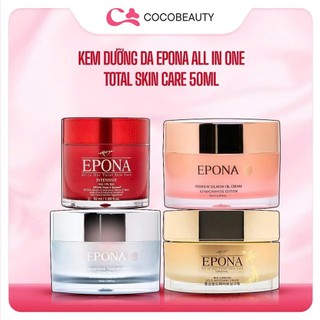  Kem dưỡng trắng mờ nếp nhăn Epona All In One Total Skin Care 50ml 