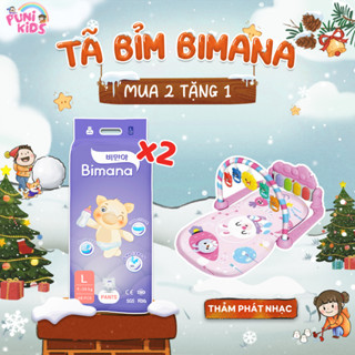   2BM   HOT - THẢM NHẠC CHO BÉ  02 BỊCH Tã Bỉm NgàyĐêm BIMANA HÀN QUỐC chất lượng,mềmmại,an toàn,thấmhút tốt sizeNB-3XL 